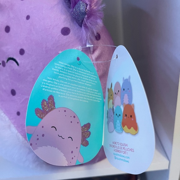 Amala Axolotl Squishmallow Party City Exclusive - Picture 4 of 5